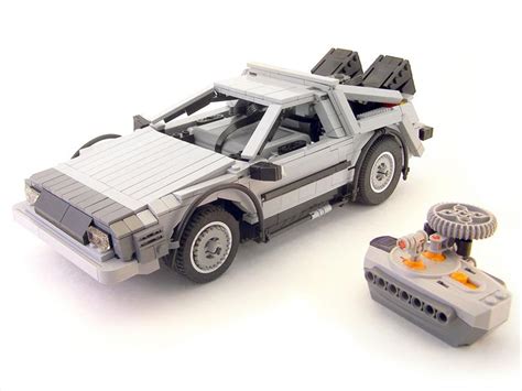 Delorean De Volver Al Futuro Hecho En Lego