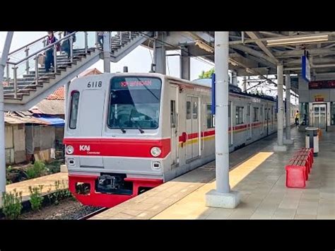 Nonton Kereta Api Dan KRL Commuter Line Ngebut Di Stasiun Cibitung TM