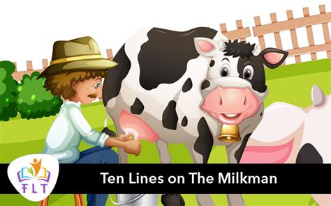 Ten Lines On The Milkman Milk The Cow Ten Pre School