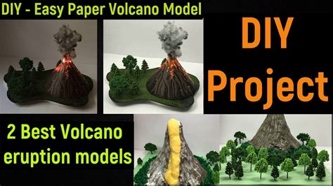 Best Volcano Models Volcano Working Model Science Project Model