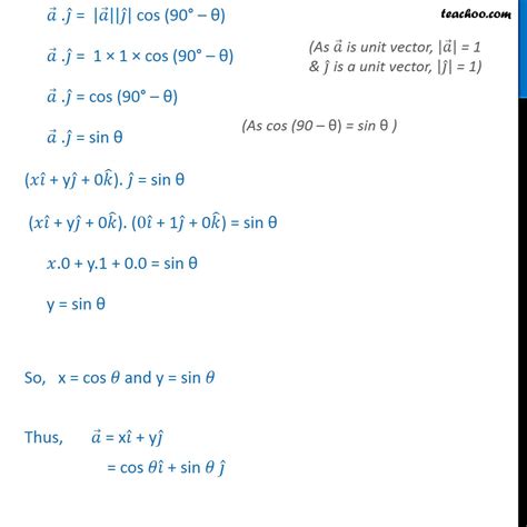 Example Write All Unit Vectors In Xy Plane Class Vector