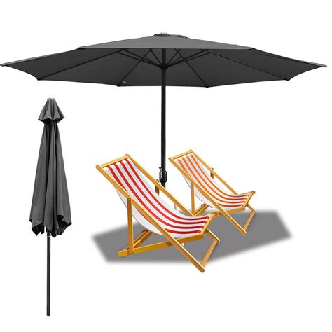 Parasol parasol jardin parasol deporté parasol de balcon 350 cm