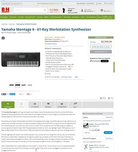 Montage Vs Motif Xf Montage Series Synthesizers Synth Forum