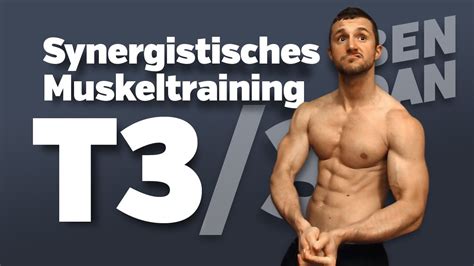 BODYBUILDING ANFÄNGER TRAININGSPLAN für Muskelaufbau Synergistisches