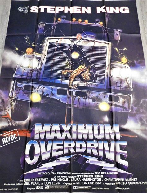 Maximum Overdrive Movie Poster