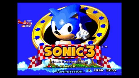 Sonic The Hedgehog 3 OST 2 Player Menu YouTube