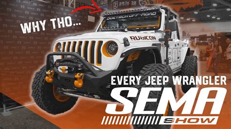 Every Jeep Wrangler Build At Sema 2022 Ft Rubicons 4xe Electric