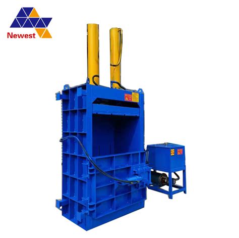 Cardboard Box Scrap Metal Paper Baler Waste Carton Bale Press Machine