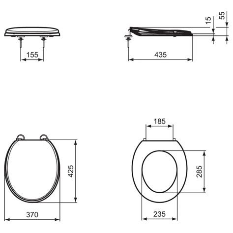 Ideal Standard Seat And Cover White Finish Ideal Standard U011801 National Shower Spares