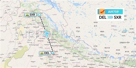 Ai9759 Flight Status Air India Delhi To Srinagar Aic9759