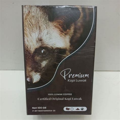 Jual Worcas Wild Kopi Luwak Kemasan Box Gram Kopi Luwak Liar