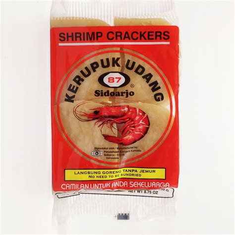 Jual Kerupuk Udang Mentah Sidoarjo 87 250g Shopee Indonesia