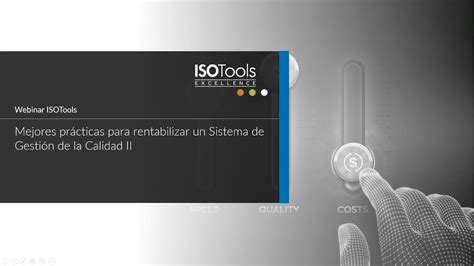 Webinar Isotools Mejores Pr Cticas Para Rentabilizar Un Sistema De