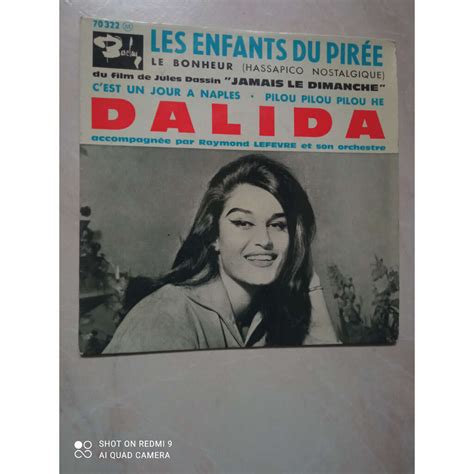 Les enfants du pirée de Dalida EP chez brando51 Ref 123085803