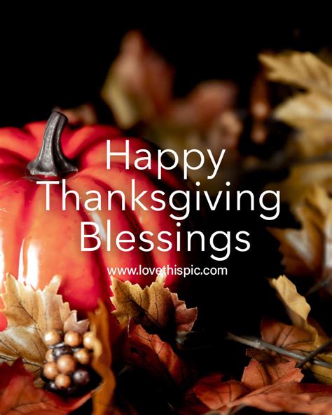 Happy Thanksgiving Blessings Pictures Photos And Images For Facebook