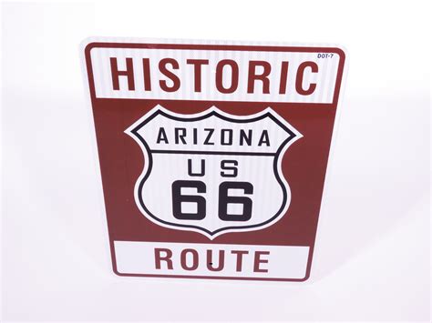 ARIZONA HISTORIC ROUTE 66 METAL HIGHWAY SIGN