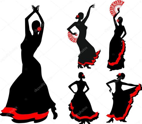 Silueta De Bailarina Flamenca Buscar Con Google Flamenco Dancers