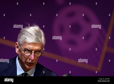 Arsene Wenger During The Fifa World Cup Qatar 2022 Draw At The Doha