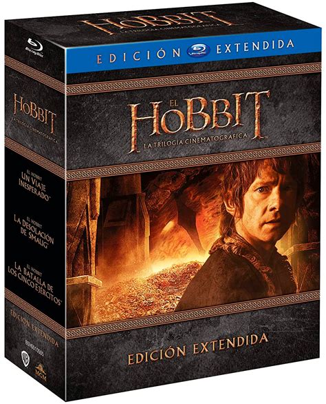 Trilogía El Hobbit Extendida [blu Ray] Amazon De Ian Mckellen Martin