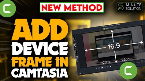 How To Add Device Frame In Camtasia 2024 YouTube