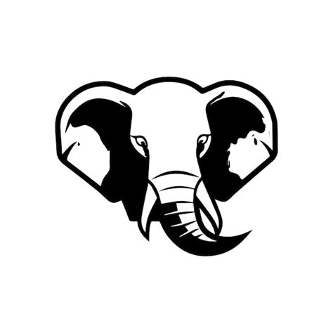 Elefanten Logo Vektor Elefant Illustration Logo Design Premium Ki