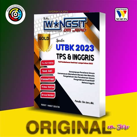 Jual Buku Wangsit Om Jero Utbk Sbmptn 2023 Buku Wangsit Tps Gold 2023