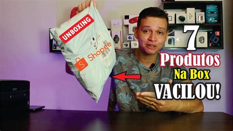 COMPRAS NA SHOPEE UNBOXING DE PRODUTOS PARA REVENDA VENDEDOR FEZ UM