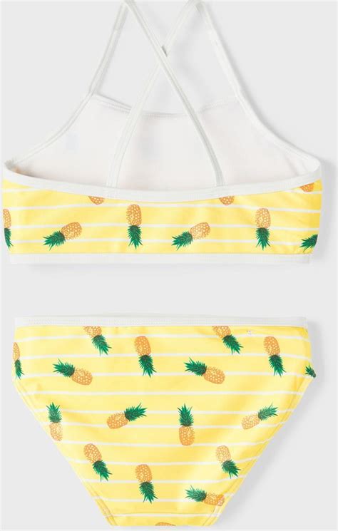 Name It Bikini Meisjes Geel NKFziza Maat 146 152 Bol