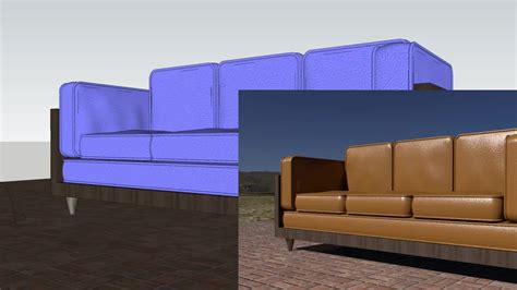 Leather Sofa 3d Warehouse