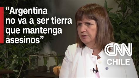 Patricia Bullrich Anuncia Gesti N Para Que Galvarino Apablaza Deje De