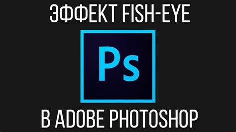 Fish eye. Как сделать фото с эффектом рыбьего глаза в Adobe Photoshop ...