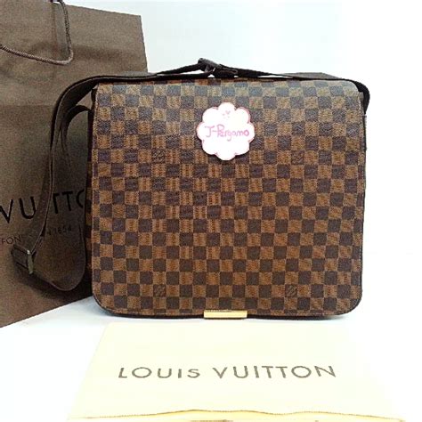 Authentic Louis Vuitton Monogram Damier Ebene Abbesses Messenger Bag