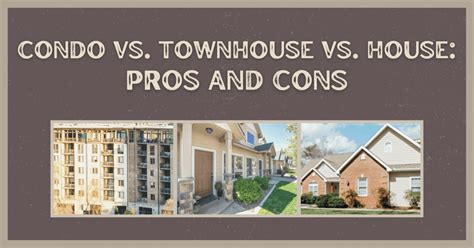 Townhouse Vs Condo