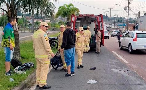 Motociclistas Se Envolvem Em Acidente Ao Tentar Desviar De Cachorro