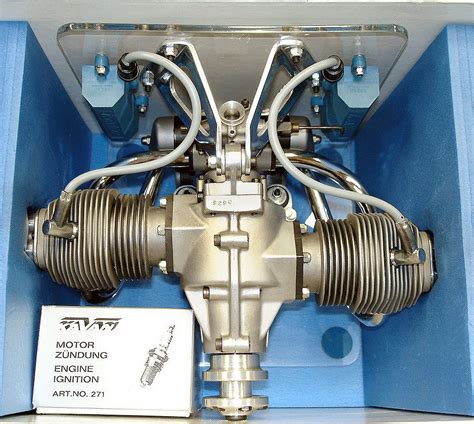 Kavan Twin Mkii Spark Ignition Model Airplane Engine Designed And