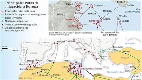 Las Cuatro Grandes Rutas Mundiales De La Inmigración