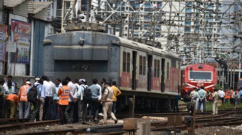 Mumbai News Local Train Services Disrupted After Rake Derails While