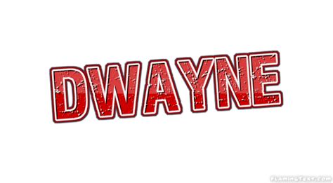 Dwayne Logo | Free Name Design Tool from Flaming Text