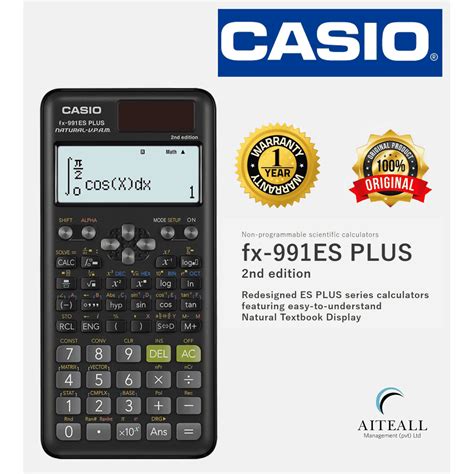 Casio Fx 991es Plus Original Uk