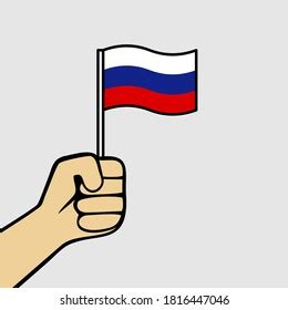 National Flag Russia Vector Illustration Stock Vector Royalty Free