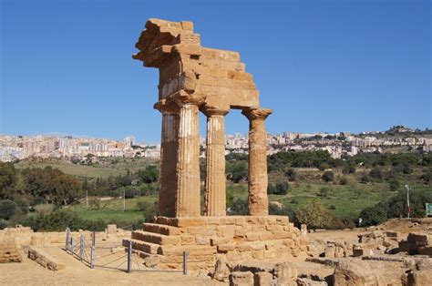 Agrigento Valle Dei Templi Dioscuri Tempel By Lillo Calo On Youpic