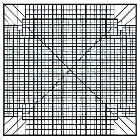 Square Grid Graphic Stable Diffusion Openart