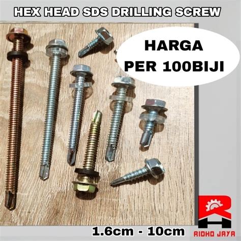 Jual Pcs Baut Drilling Galvalum Baja Ringan X X X