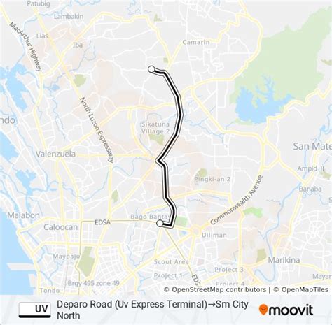 Uv Route Schedules Stops Maps Deparo Road Uv Express Terminal