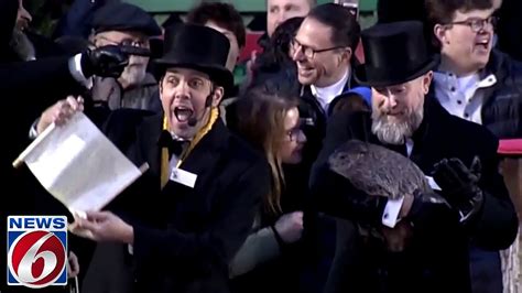 Punxsutawney Phil Predicts Early Spring Youtube