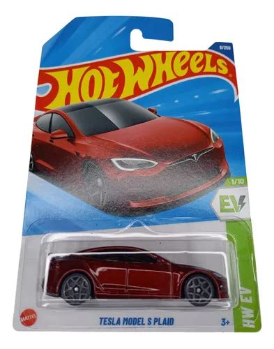 Carrinho Miniatura Hot Wheels Tesla Model S Plaid Hyw Parcelamento Sem Juros