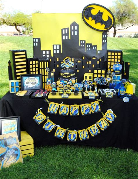 Batman Birthday Party Complete Batman Party By Krownkreations Fiestas