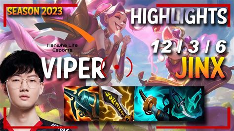 Hle Viper Jinx Adc Highlights Kr Soloq Ranked Youtube