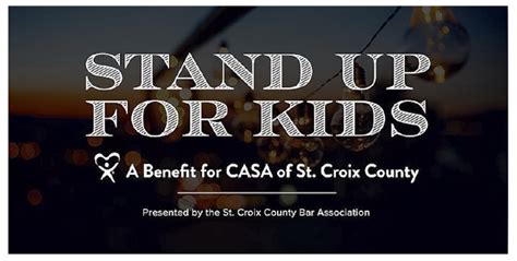 Stand Up for Kids - an Opportunity to Do Good - Western Wisconsin Photo ...