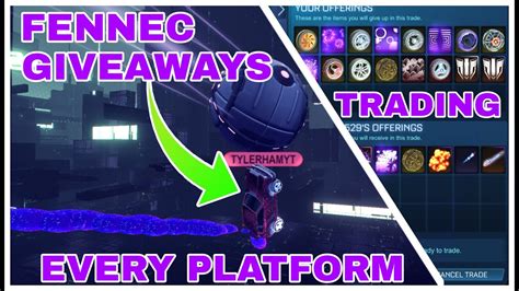 Rocket League Live Rocket League Live Trading Fennec Giveaway